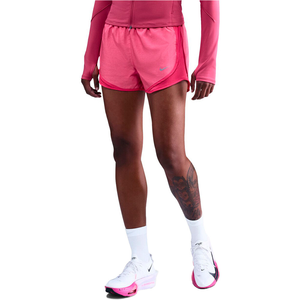 Nike pantalón running mujer W NK TEMPO DF MR 3 SHORT vista frontal