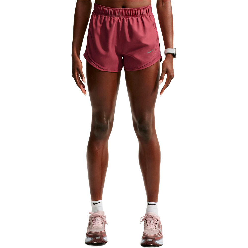 Nike pantalón running mujer W NK TEMPO DF MR 3 SHORT vista frontal