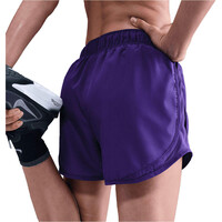 Nike pantalón running mujer W NK TEMPO DF MR 3 SHORT vista trasera