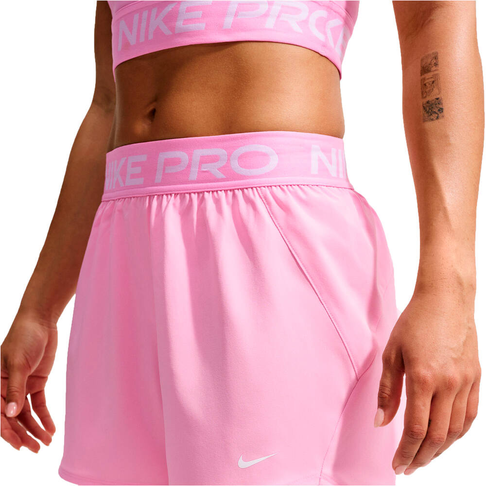 Nike pantalón running mujer W NP DF 365 3IN SHORT WVN vista detalle