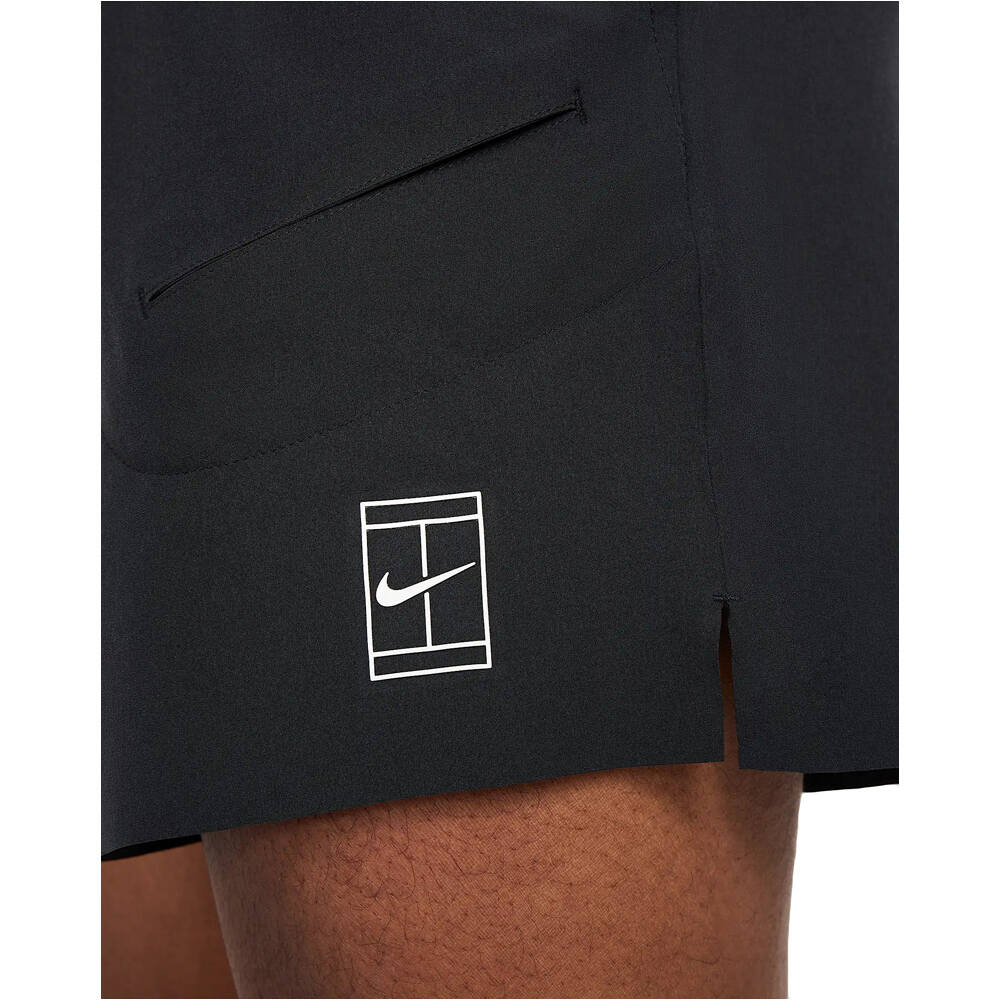 Nike pantalón tenis hombre M NKCT DF ADVTG 6IN SHORT 04