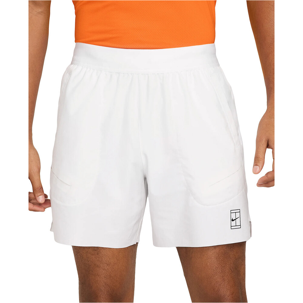Nike pantalón tenis hombre M NKCT DF ADVTG 6IN SHORT vista frontal