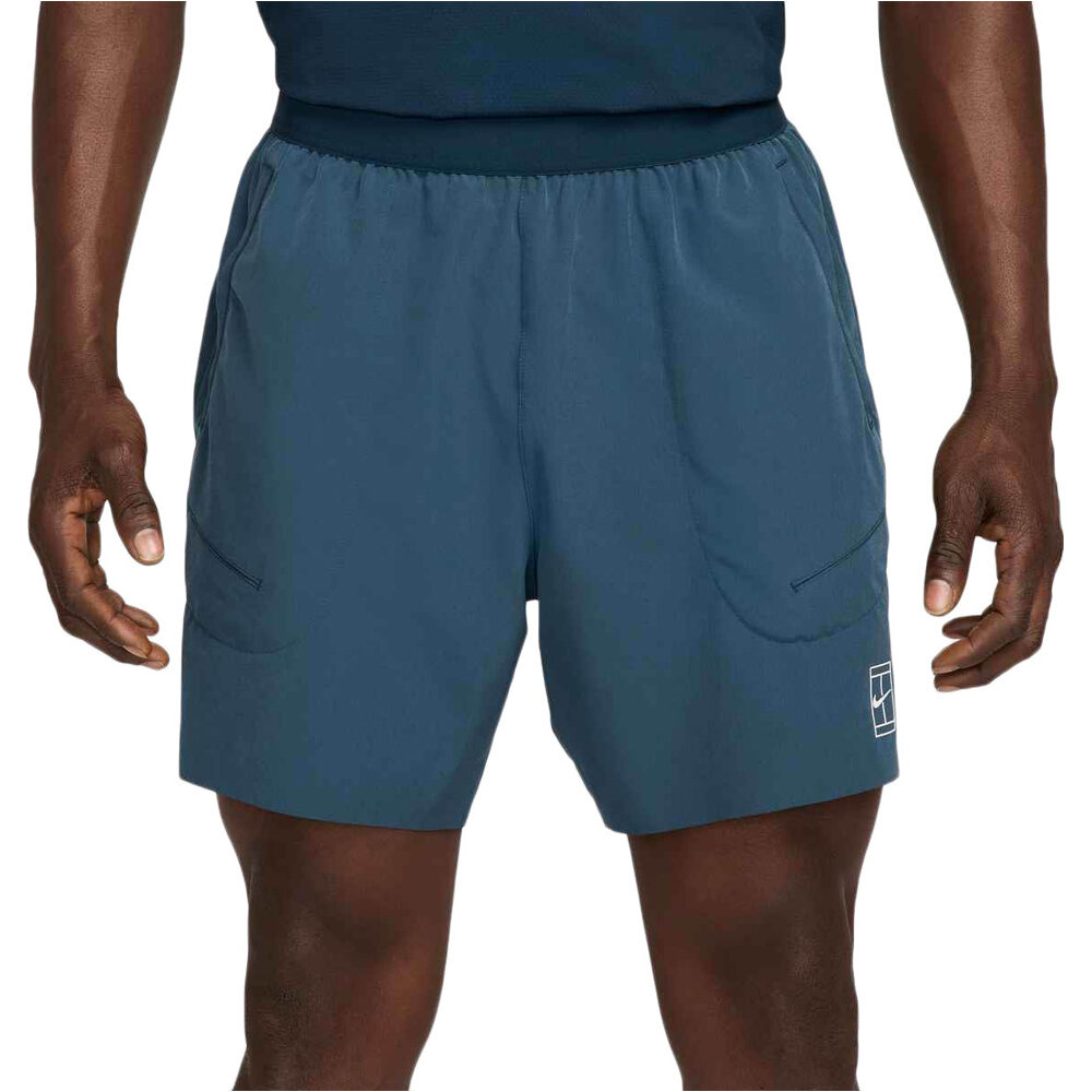 Nike pantalón tenis hombre M NKCT DF ADVTG 6IN SHORT vista frontal