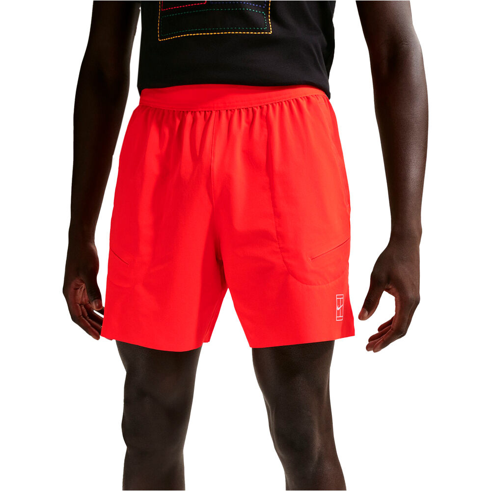 Nike pantalón tenis hombre M NKCT DF ADVTG 6IN SHORT vista frontal