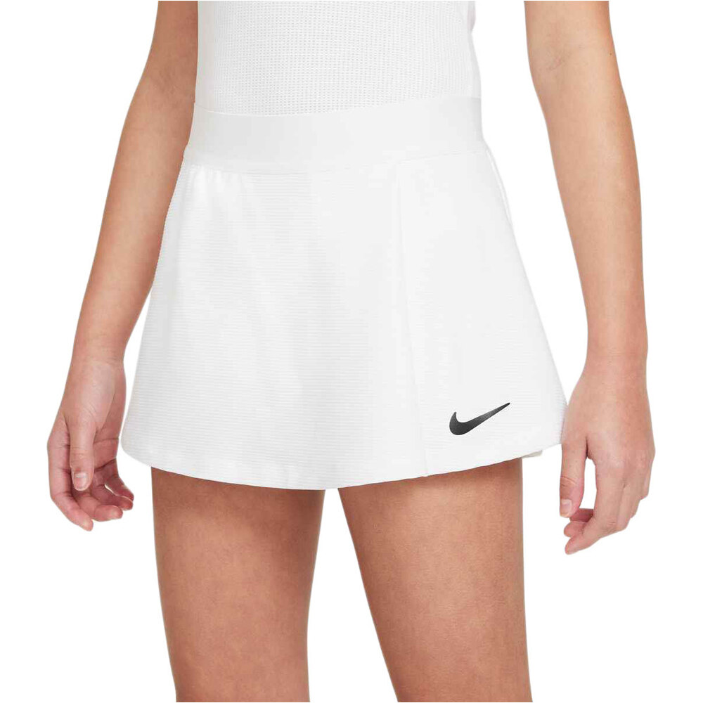Nike pantalón tenis niño G NKCT DF VCTRY FLOUNCY SKRT vista frontal