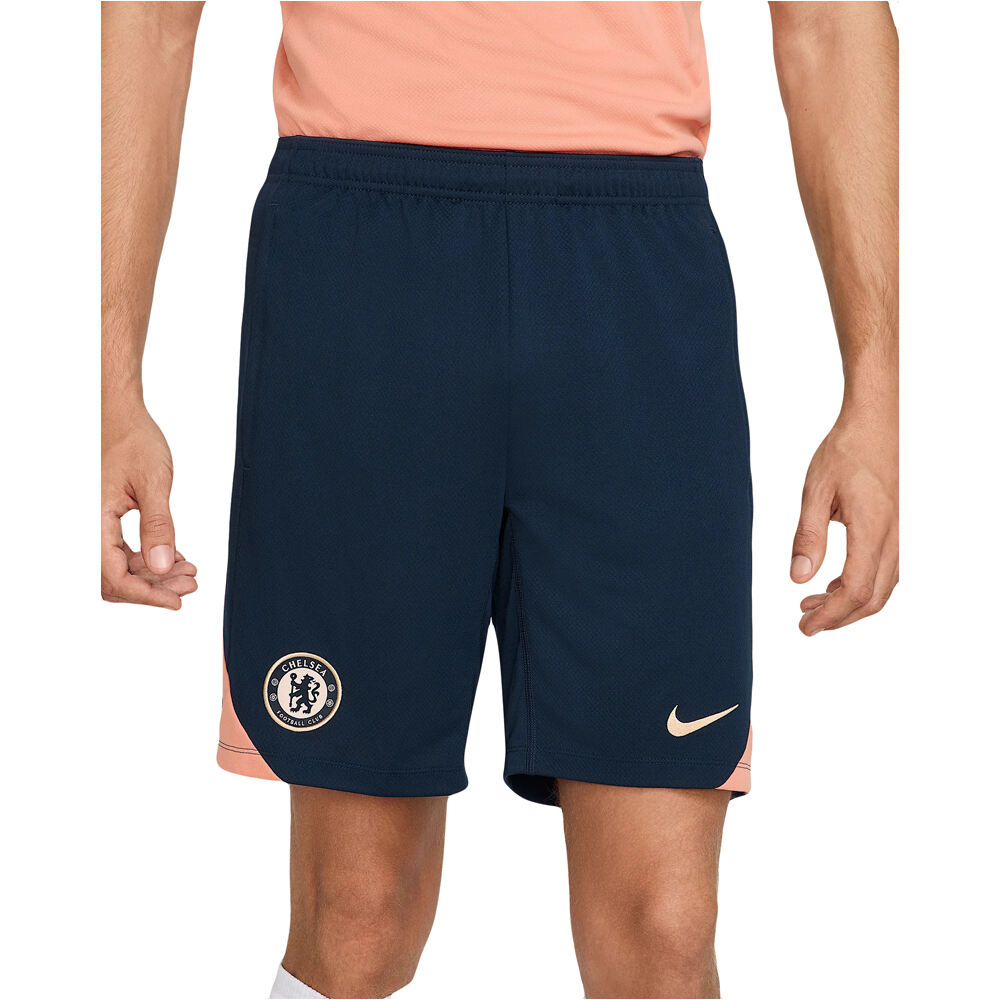 Nike pantalones futbol CHELSEA 25 M NK DF STRK SHORT KZ SE vista frontal