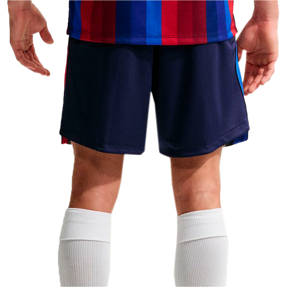 Nike pantalones fútbol oficiales BARCELONA 27 M NK DF SHORT STAD HM vista trasera
