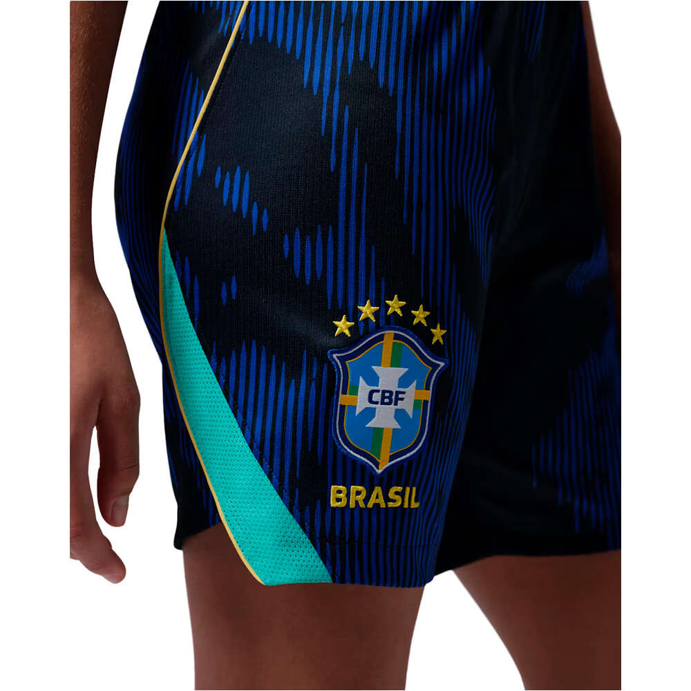 Nike pantalones fútbol oficiales niño CBF Y NK DF SHORT STAD AW3 03