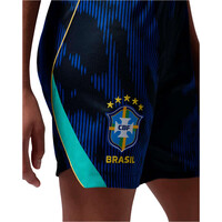 Nike pantalones fútbol oficiales niño CBF Y NK DF SHORT STAD AW3 03