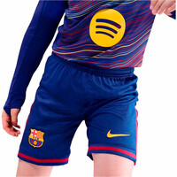 Nike pantalones fútbol oficiales niño FCB Y NK DF SHORT STAD HM vista detalle