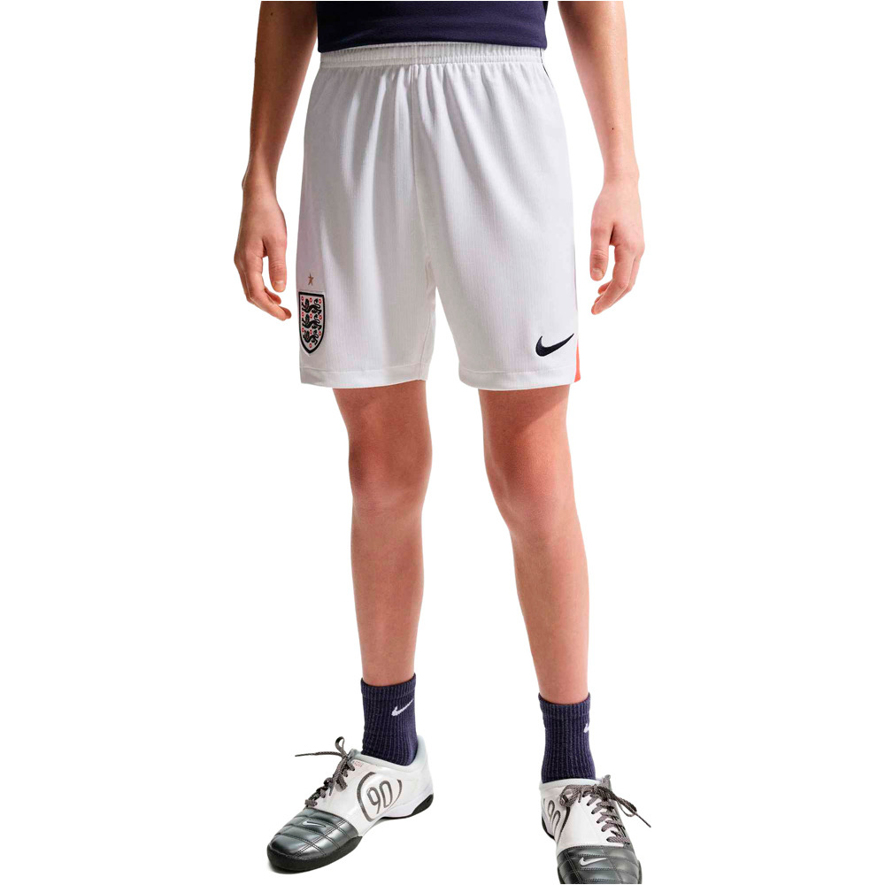 Nike pantalones fútbol oficiales niño INGLATERRA 26 Y NK DF SHORT STAD HM vista frontal