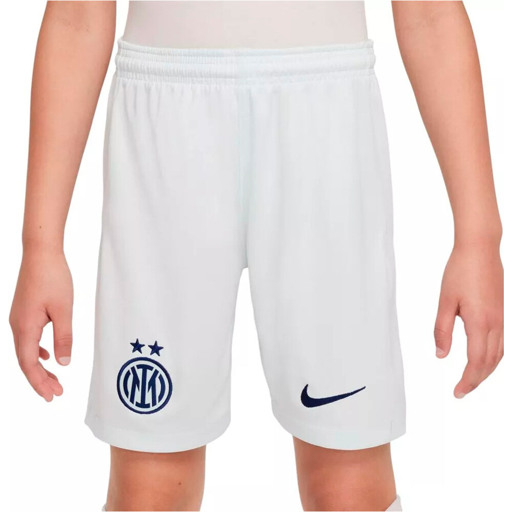 Nike pantalones fútbol oficiales niño INTER Y NK DF SHORT STAD AW vista frontal