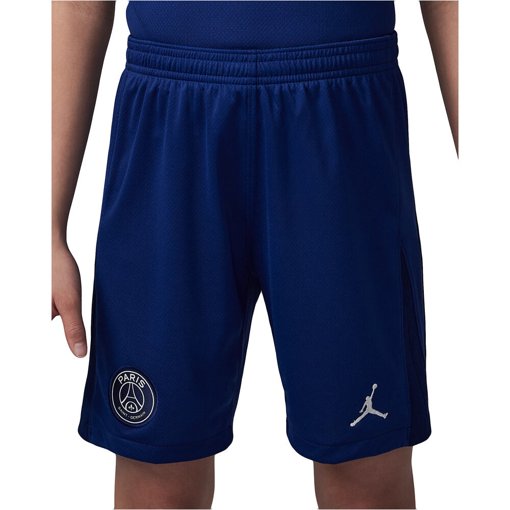 Nike pantalones fútbol oficiales niño PSG 25 Y NK DF SHORT STAD 4TH vista frontal
