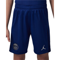 Nike pantalones fútbol oficiales niño PSG 25 Y NK DF SHORT STAD 4TH vista frontal