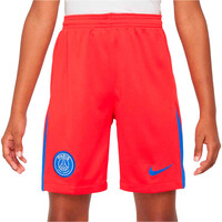 Nike pantalones fútbol oficiales niño PSG Y NK DF SHORT STAD 3R vista frontal