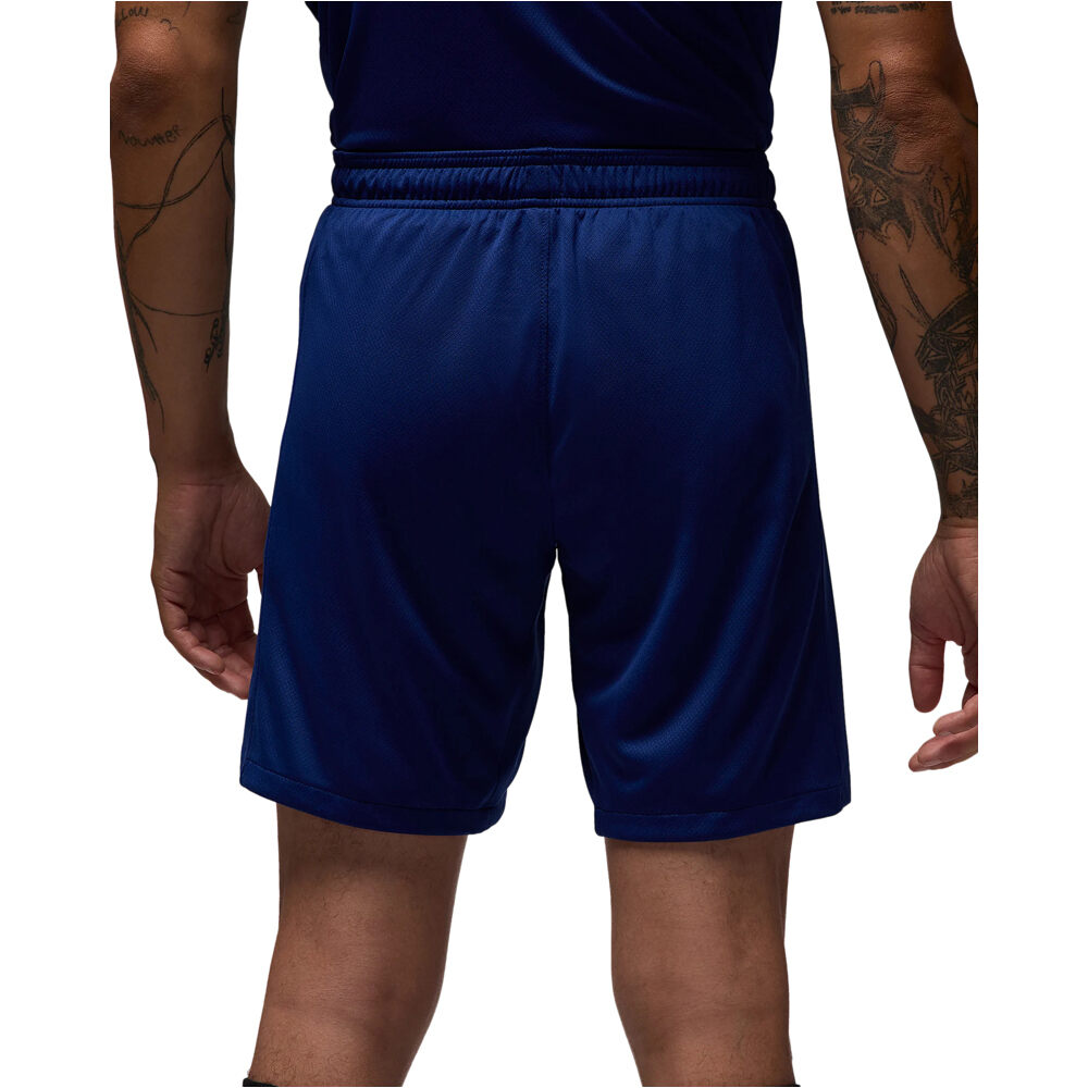 Nike pantalones fútbol oficiales PSG 25 M NK DF SHORT STAD 4TH vista trasera