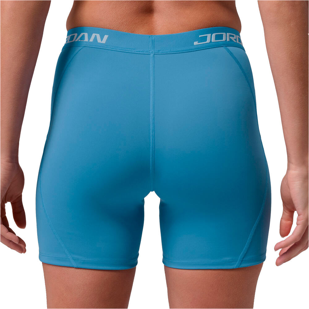 Nike pantalones y mallas cortas fitness mujer W J SPT DF HR 5IN ESS SHRT vista trasera