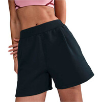 Nike pantalones y mallas cortas fitness mujer W NK 24.7 DF SHORT SOFT KNIT vista frontal