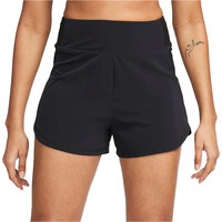 Nike pantalones y mallas cortas fitness mujer W NK BLISS DF HR 3IN BR SHORT vista frontal