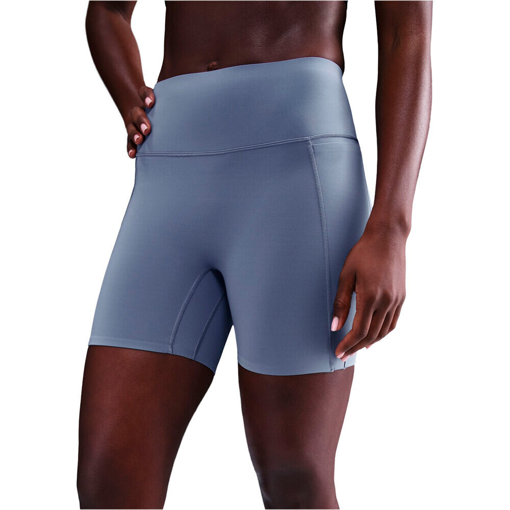 Nike pantalones y mallas cortas fitness mujer W NK DF UNVRSA HR 5IN SHRT PKT 03