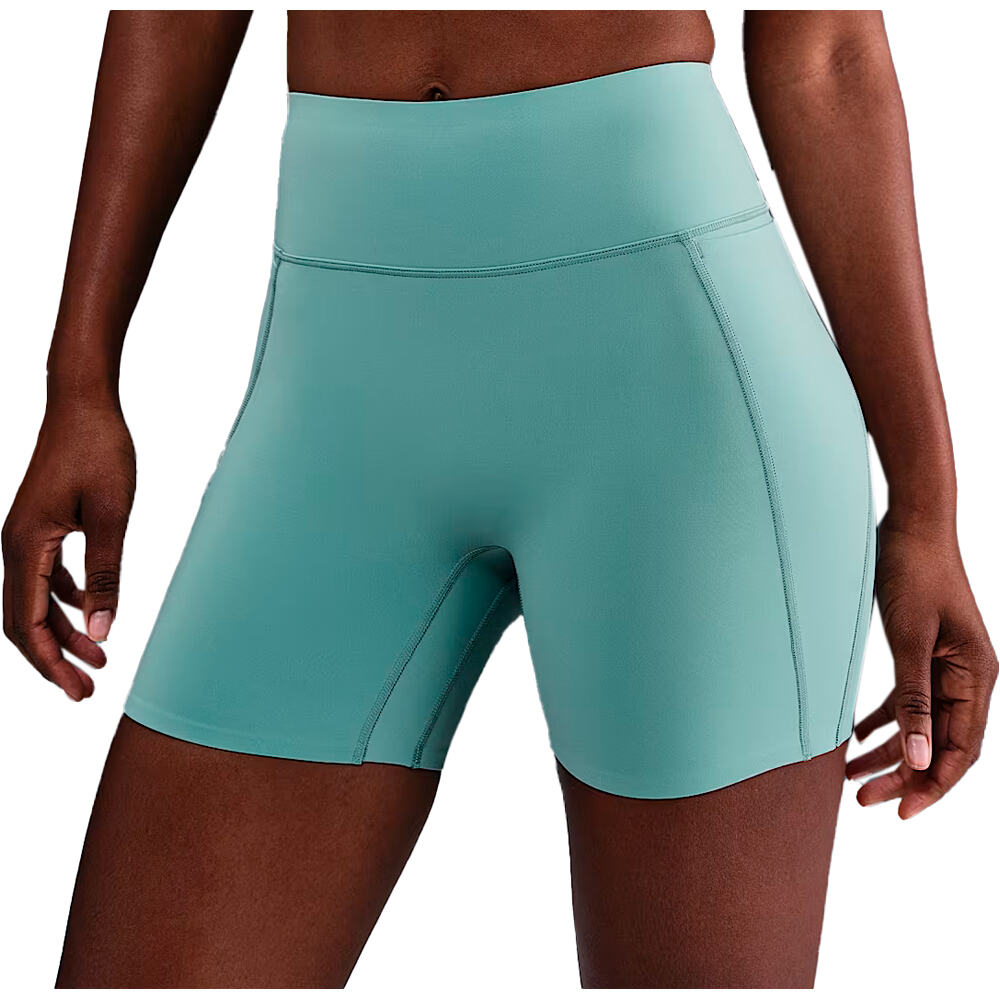 Nike pantalones y mallas cortas fitness mujer W NK DF UNVRSA HR 5IN SHRT PKT vista frontal