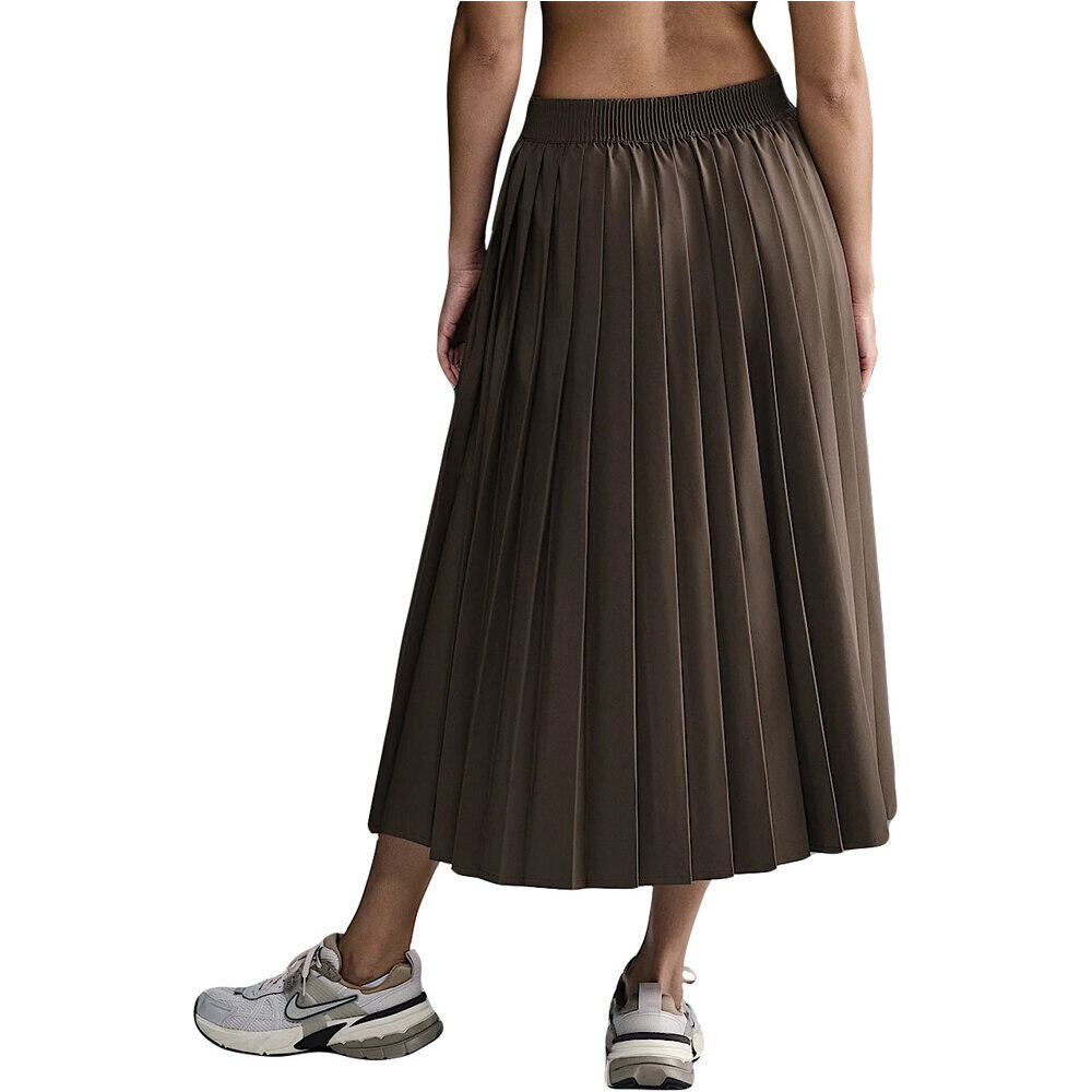 Nike pantalones y mallas cortas fitness mujer W NK ETC DF PLEATED SKIRT WVN vista trasera