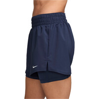 Nike pantalones y mallas cortas fitness mujer W NK ONE DF HR 3IN 2N1 SHORT vista detalle