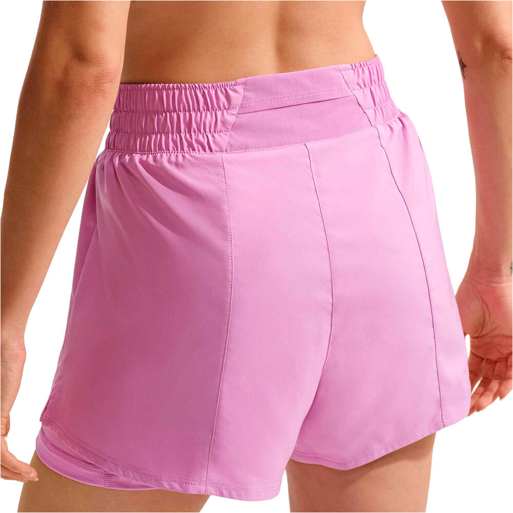 Nike pantalones y mallas cortas fitness mujer W NK ONE DF HR 3IN 2N1 SHORT vista detalle