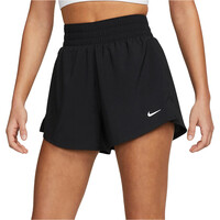 Nike pantalones y mallas cortas fitness mujer W NK ONE DF HR 3IN 2N1 SHORT vista frontal