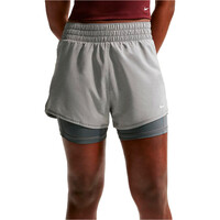 Nike pantalones y mallas cortas fitness mujer W NK ONE DF HR 3IN 2N1 SHORT vista frontal