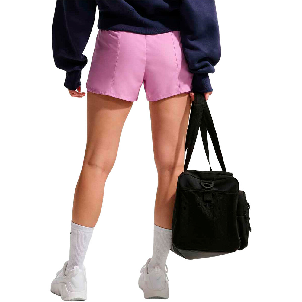 Nike pantalones y mallas cortas fitness mujer W NK ONE DF HR 3IN 2N1 SHORT vista trasera