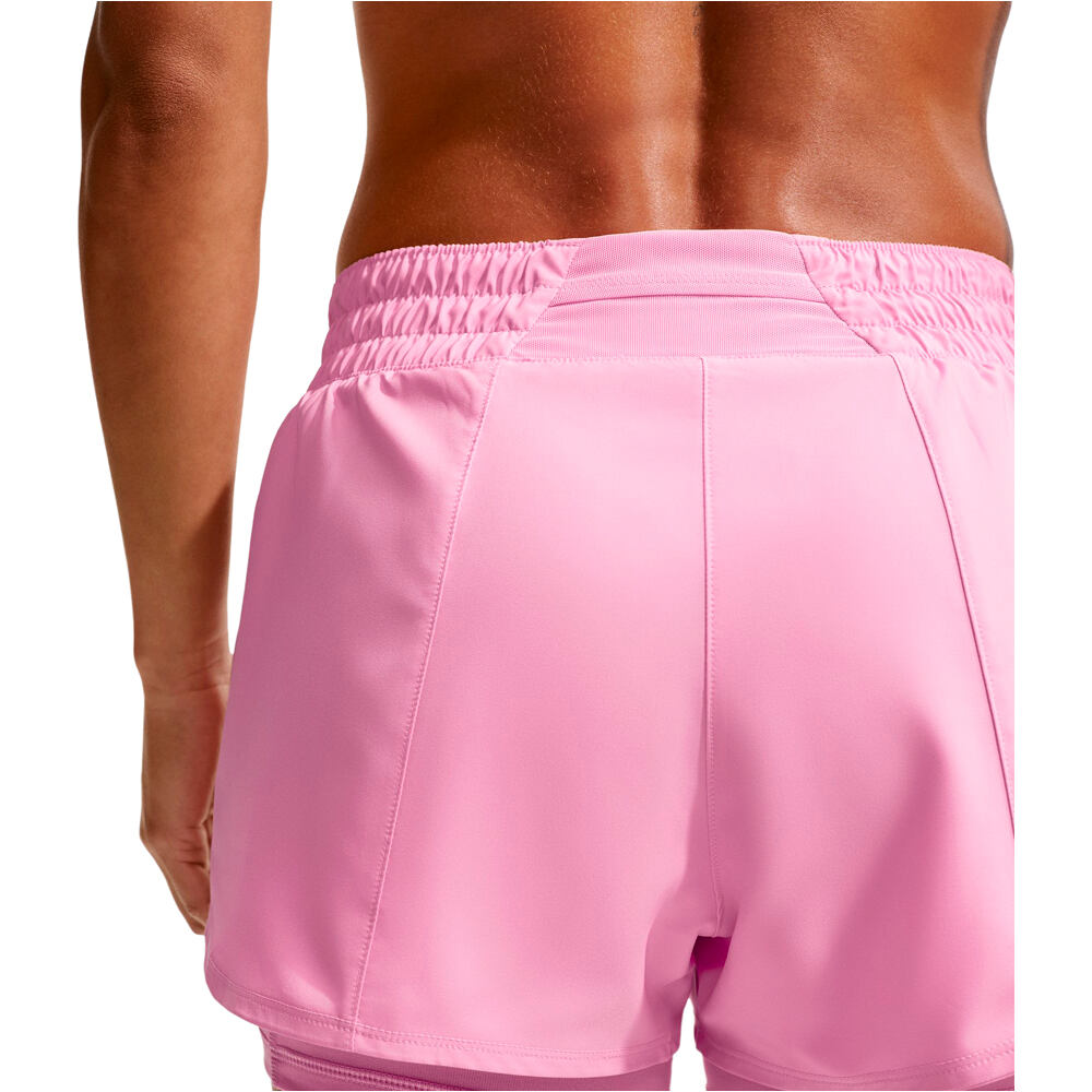 Nike pantalones y mallas cortas fitness mujer W NK ONE DF MR 3IN 2N1 SHORT 04