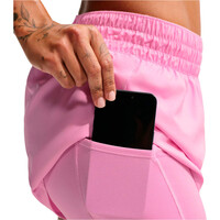 Nike pantalones y mallas cortas fitness mujer W NK ONE DF MR 3IN 2N1 SHORT vista detalle