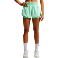 Nike pantalones y mallas cortas fitness mujer W NK ONE DF MR 3IN 2N1 SHORT vista frontal