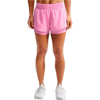 Nike pantalones y mallas cortas fitness mujer W NK ONE DF MR 3IN 2N1 SHORT vista frontal
