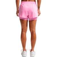 Nike pantalones y mallas cortas fitness mujer W NK ONE DF MR 3IN 2N1 SHORT vista trasera