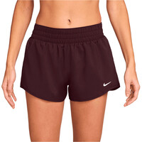 Nike pantalones y mallas cortas fitness mujer W NK ONE DF MR 3IN BR SHORT vista frontal