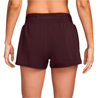 Nike pantalones y mallas cortas fitness mujer W NK ONE DF MR 3IN BR SHORT vista trasera