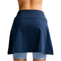 Nike pantalones y mallas cortas fitness mujer W NK ONE DF SKIRT CPSL B vista trasera