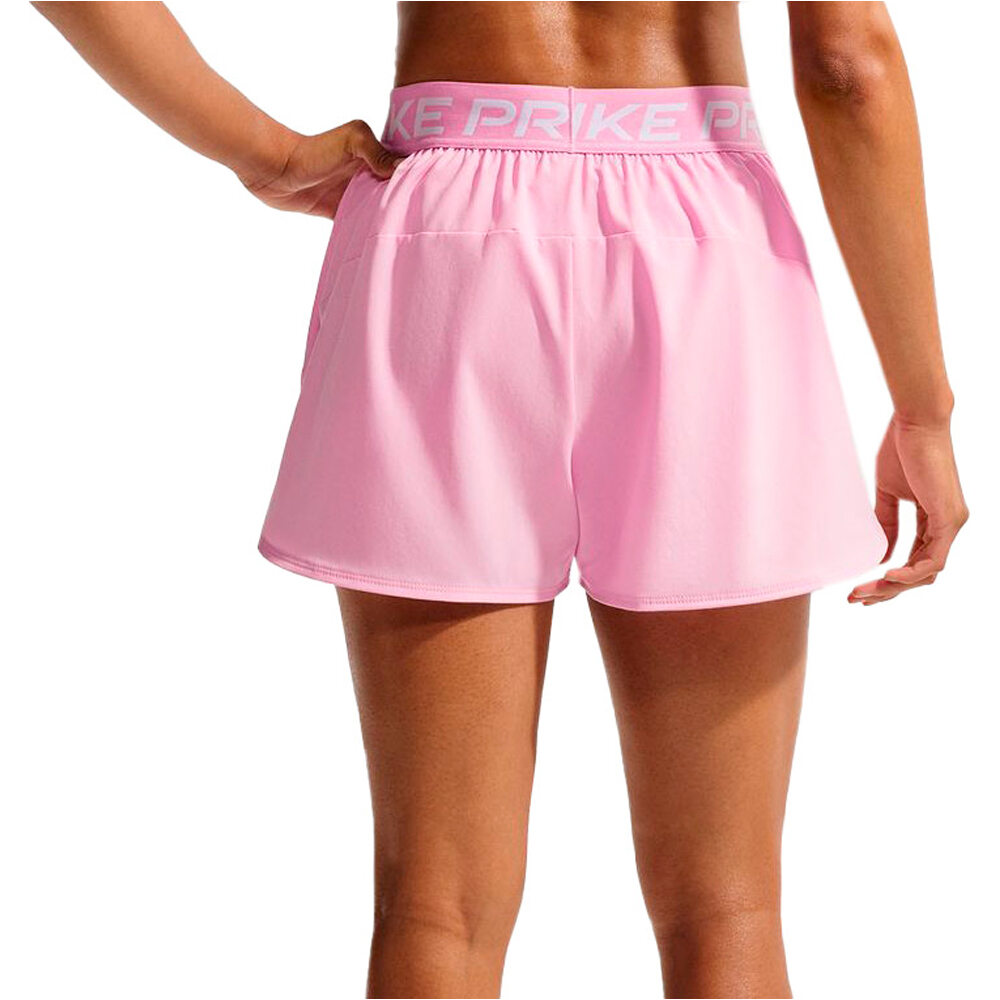 Nike pantalones y mallas cortas fitness mujer W NP 2IN1 SHORT vista trasera