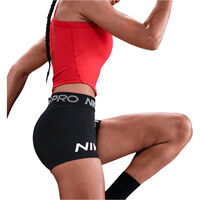 Nike pantalones y mallas cortas fitness mujer W NP 365 MR 3IN SHORT TT GRX vista detalle