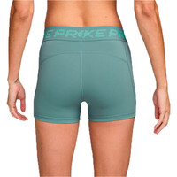 Nike pantalones y mallas cortas fitness mujer W NP 365 MR 3IN SHORT TT GRX vista trasera