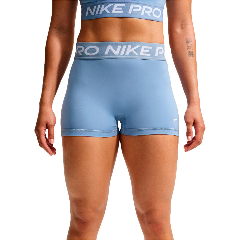 Nike pantalones y mallas cortas fitness mujer W NP DF 365 MR 3IN SHORT USM vista detalle