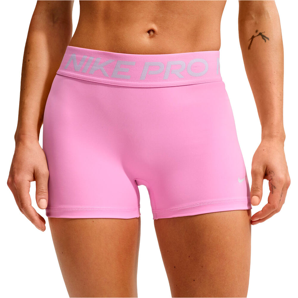 Nike pantalones y mallas cortas fitness mujer W NP DF 365 MR 3IN SHORT USM vista detalle