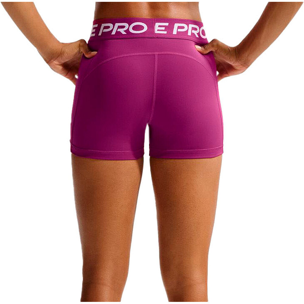 Nike pantalones y mallas cortas fitness mujer W NP DF 365 MR 3IN SHORT USM vista trasera