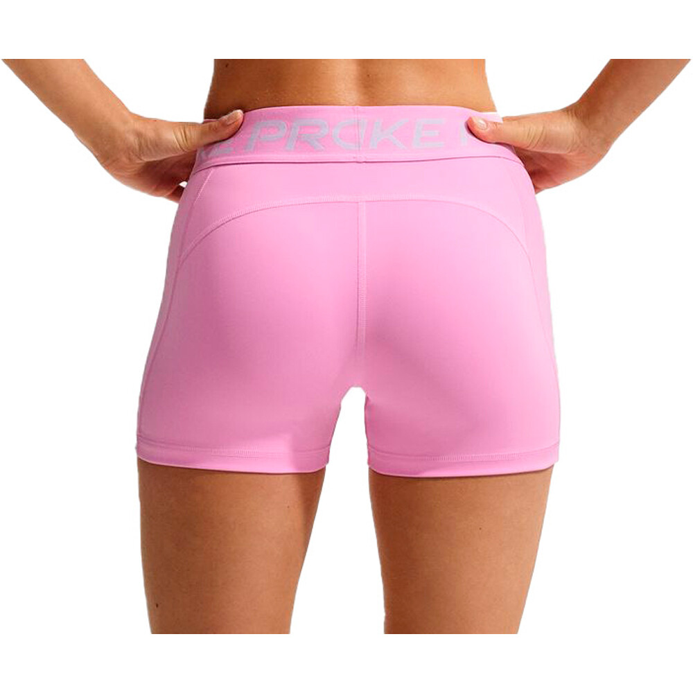 Nike pantalones y mallas cortas fitness mujer W NP DF 365 MR 3IN SHORT USM vista trasera