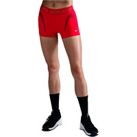 Nike pantalones y mallas cortas fitness mujer W NP DF MR 3IN SHORT TT GRX vista frontal