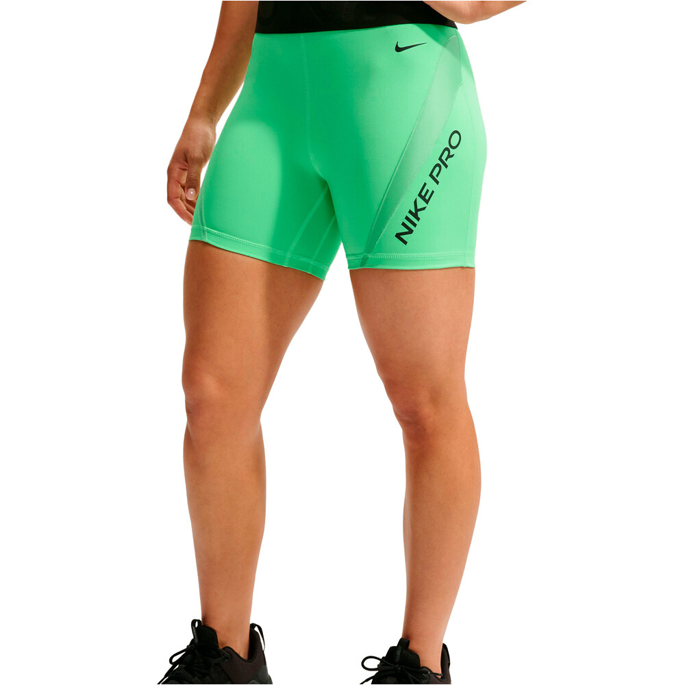 Nike pantalones y mallas cortas fitness mujer W NP DF SCULPT 5IN SHORT GG vista detalle