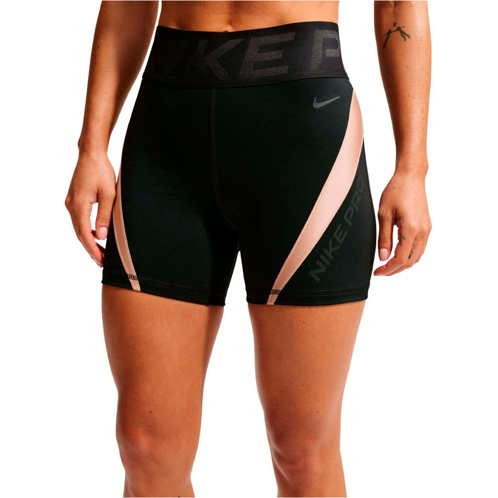 Nike pantalones y mallas cortas fitness mujer W NP DF SCULPT 5IN SHORT GG vista detalle