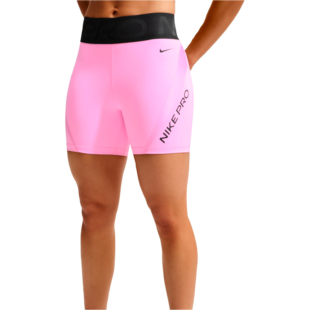 Nike pantalones y mallas cortas fitness mujer W NP DF SCULPT 5IN SHORT GG vista detalle